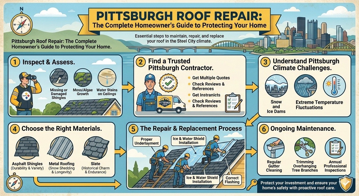 Pittsburgh Roof Repair: The Complete Homeowner’s Guide to Protecting Your Home